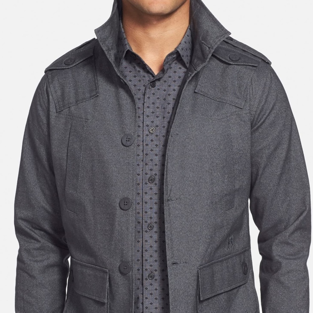 Kane & Unke Trim Fit Military Jacket